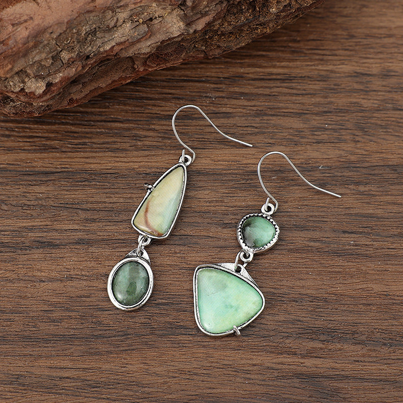 Boho Geometric Cross Earrings - product image 9