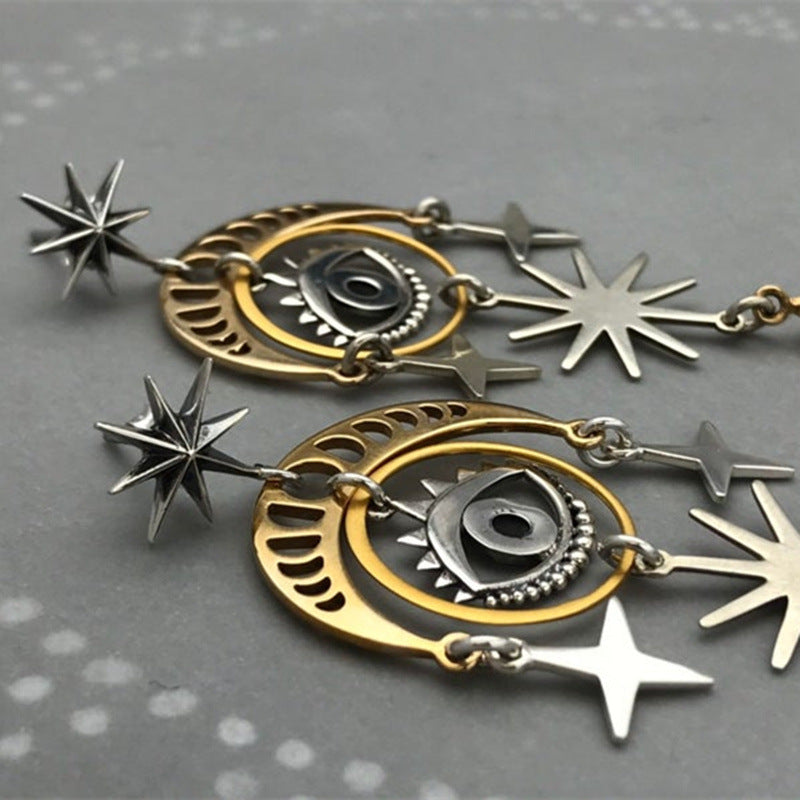 Geometric Cross Earrings for Women