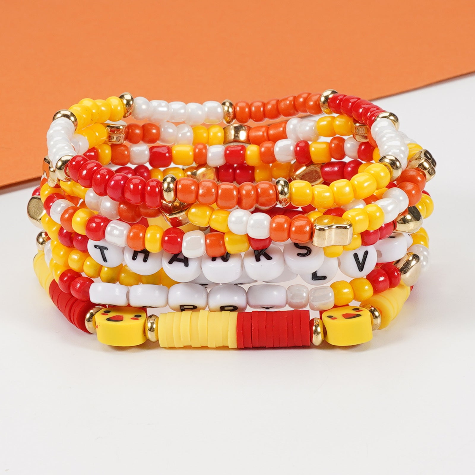 Thanksgiving Bracelet Autumn Maple Leaf Turkey Pumpkin Cartoon Cute Bracelet - product image 12