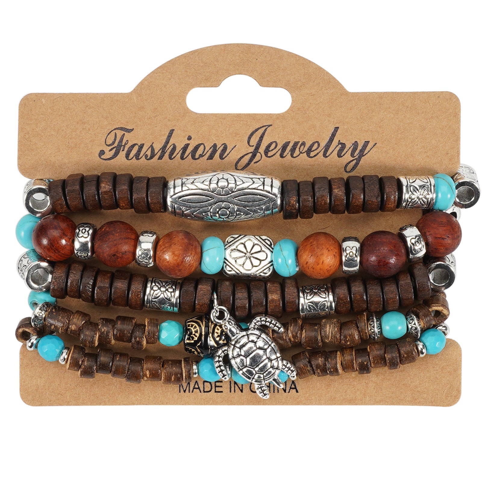 Heart Cross Wood Bracelet - product image 9