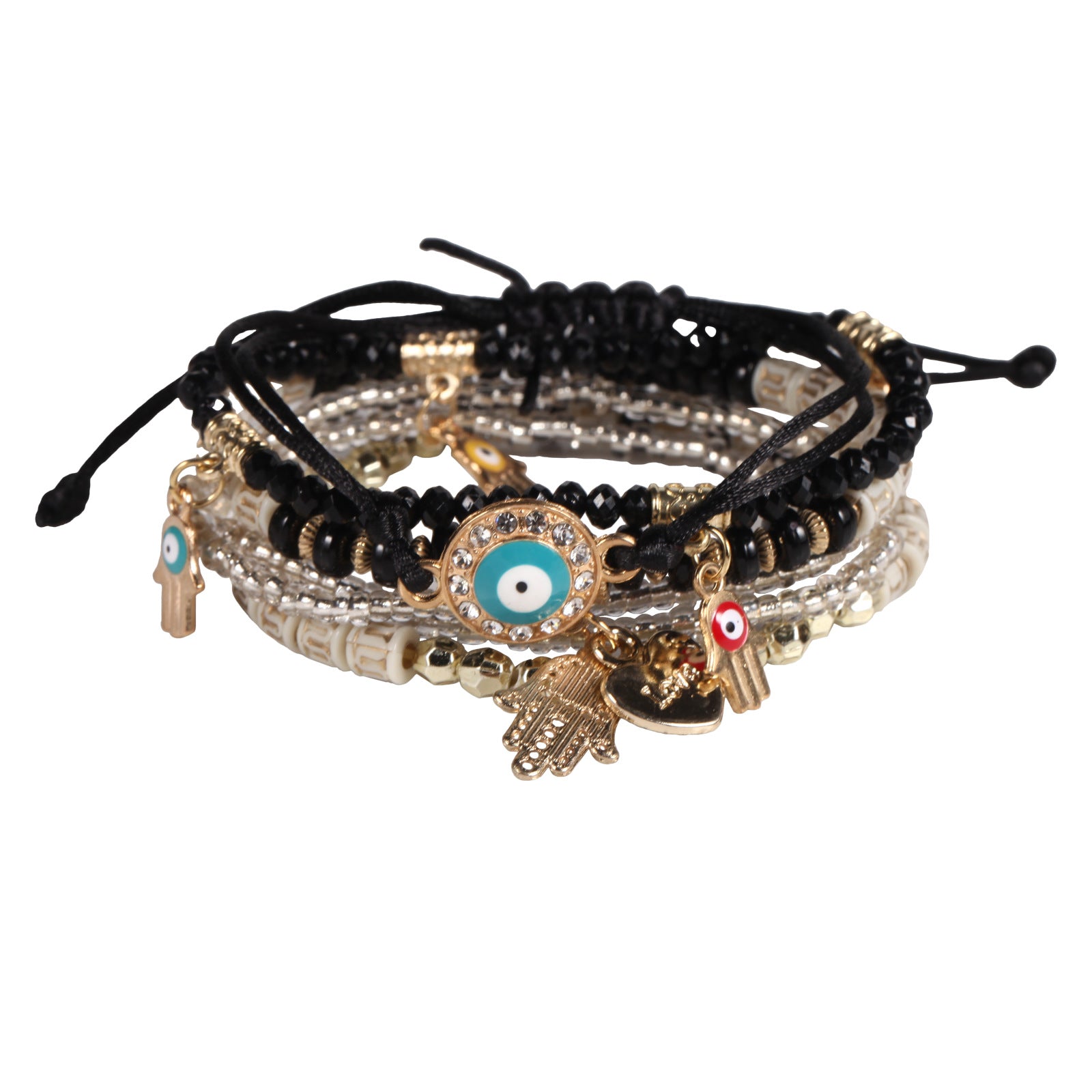 Cross Beaded Bracelet