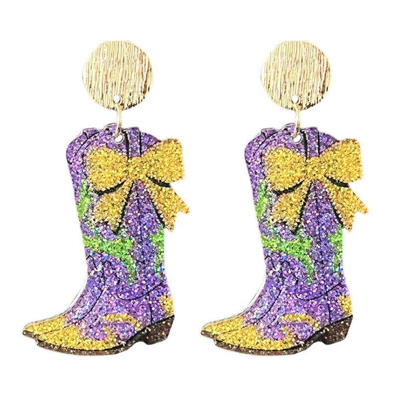 Supply Women's Accessories: Carnival Sparkling Parade Earrings - Boots - Map - product image 8