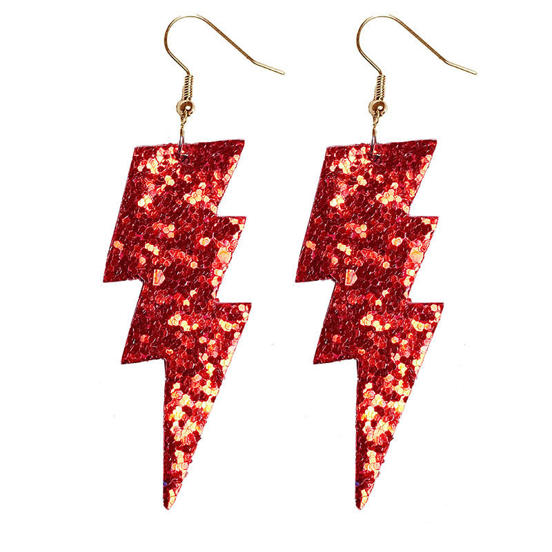 Statement Cross Leather Earrings - product image 5