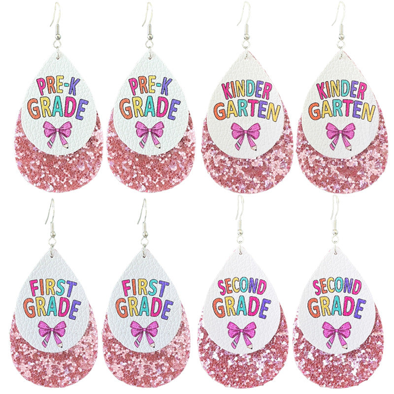 Cross Leather Earrings for Women - product image 1