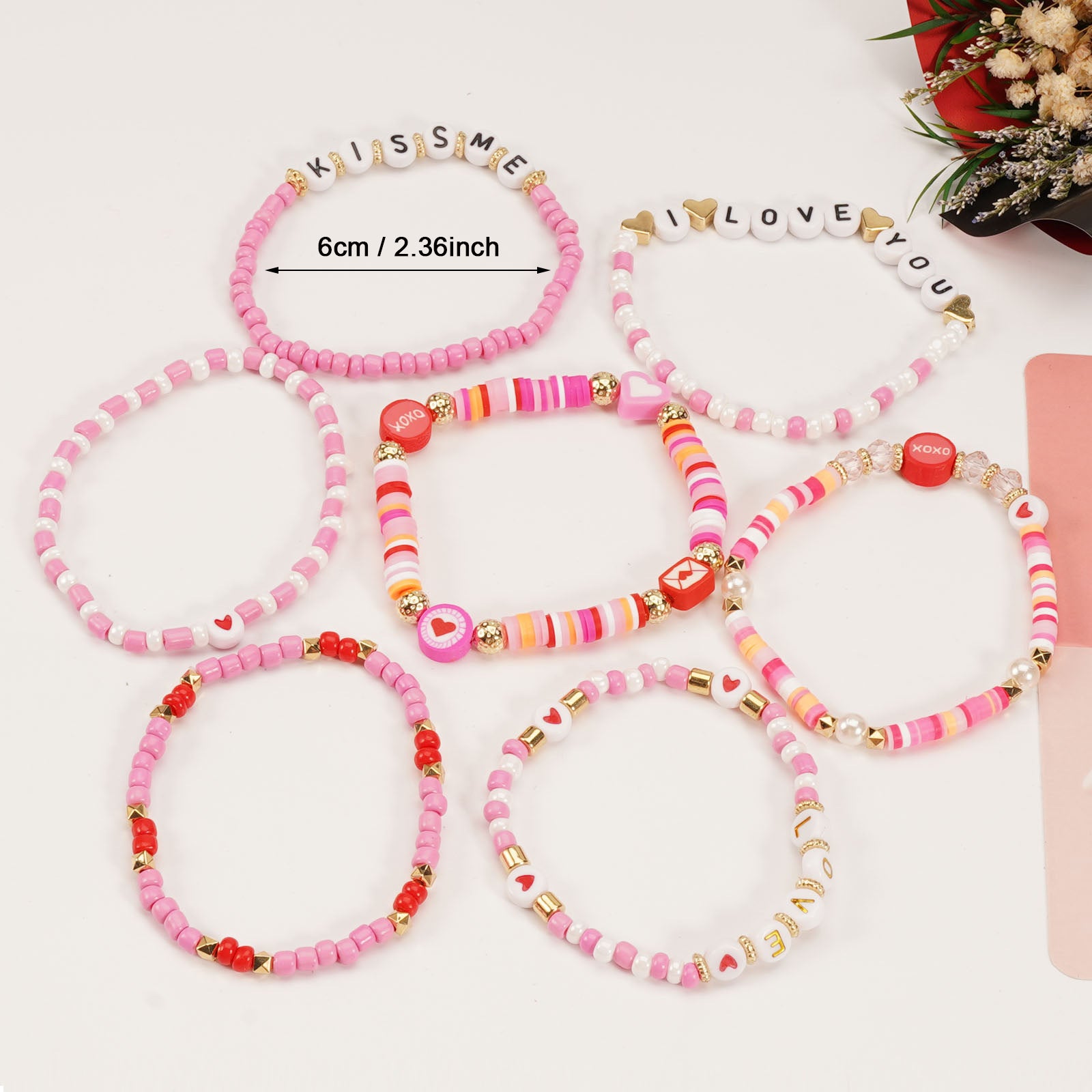 Heart Beaded Bracelet - product image 29