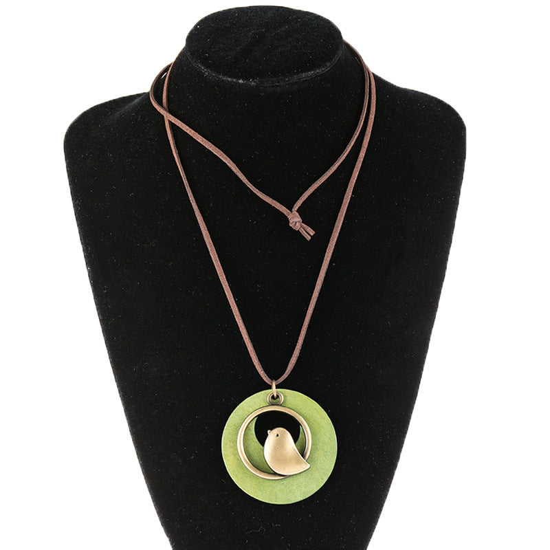 Vintage Wood Necklace