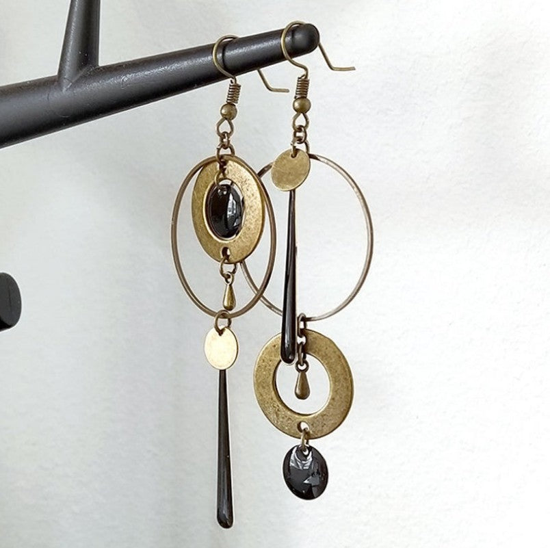 Vintage Statement Geometric Cross Earrings for Women - product image 14