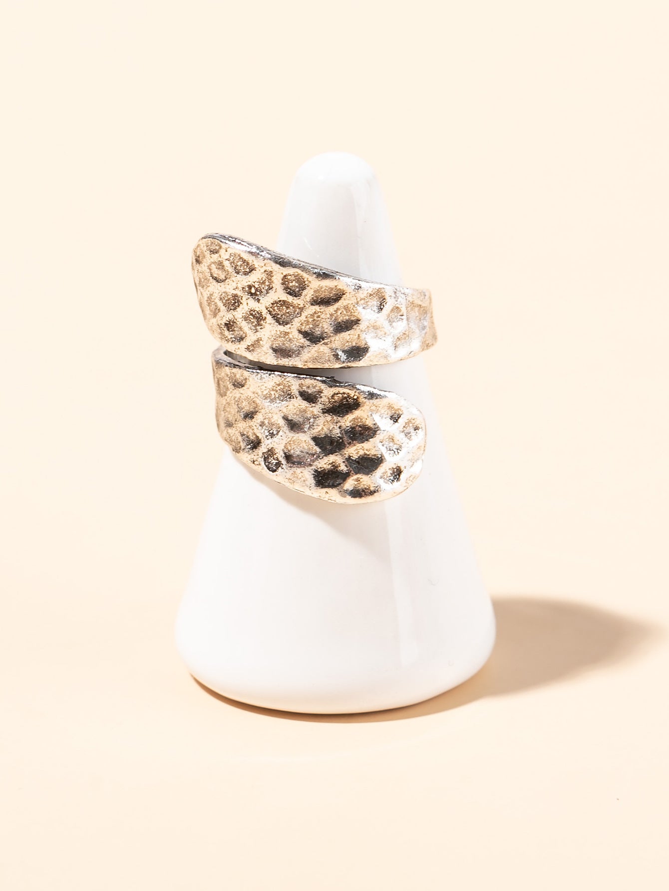 Style Irregular Concave-convex Open Ring - Personalized Trendy Wide Band Ring - product image 8