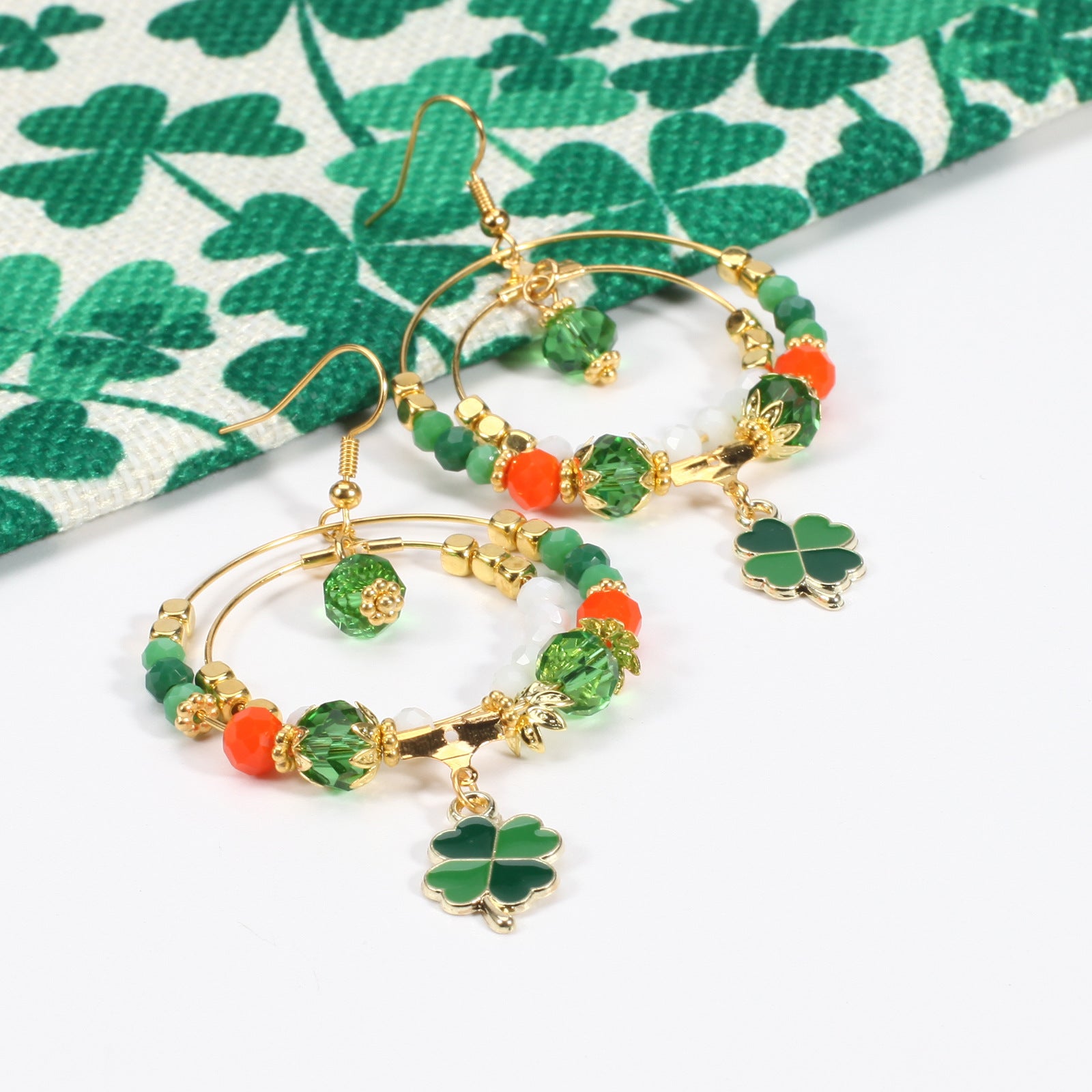 Wine Glass Beaded Crystal Earrings - product image 27