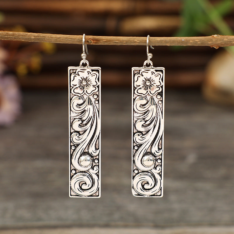 Western Cross Earrings