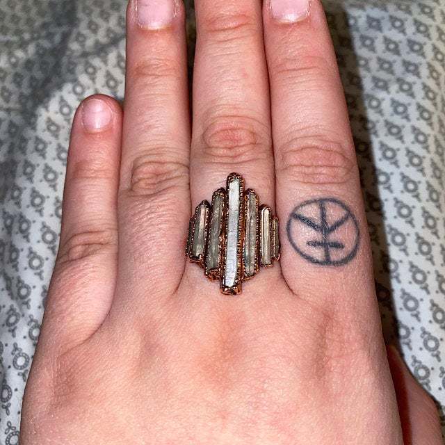 Vintage Cross Ring - product image 6
