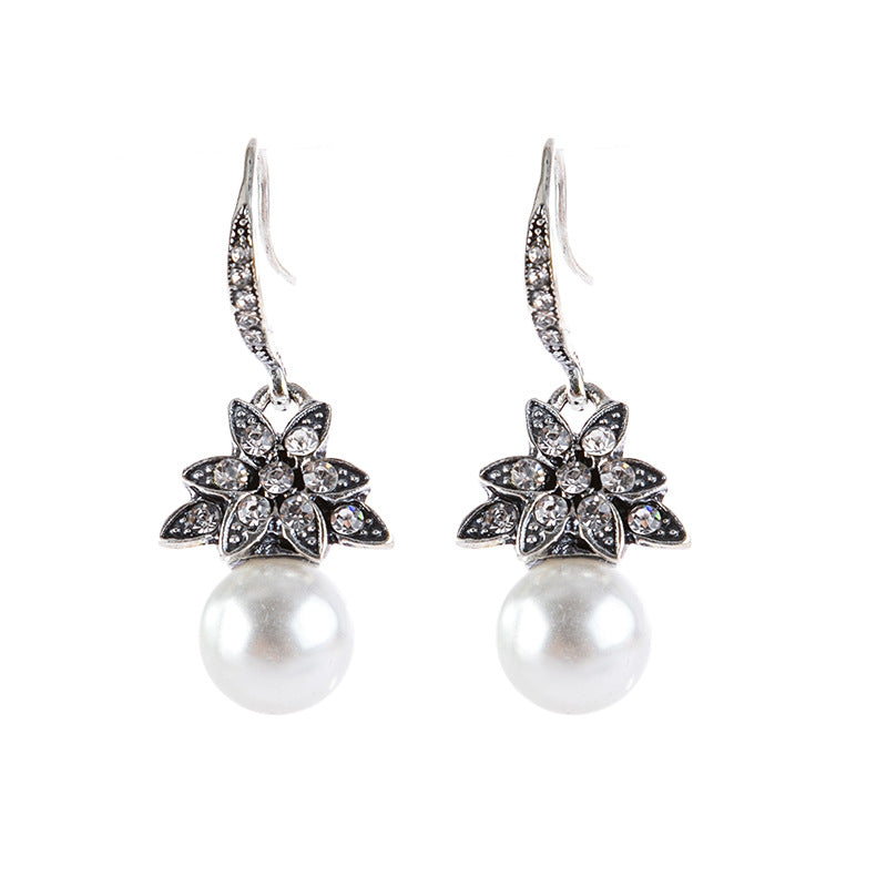 Vintage Floral Earrings for Women