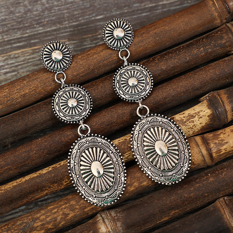 Boho Vintage Cross Earrings - product image 11