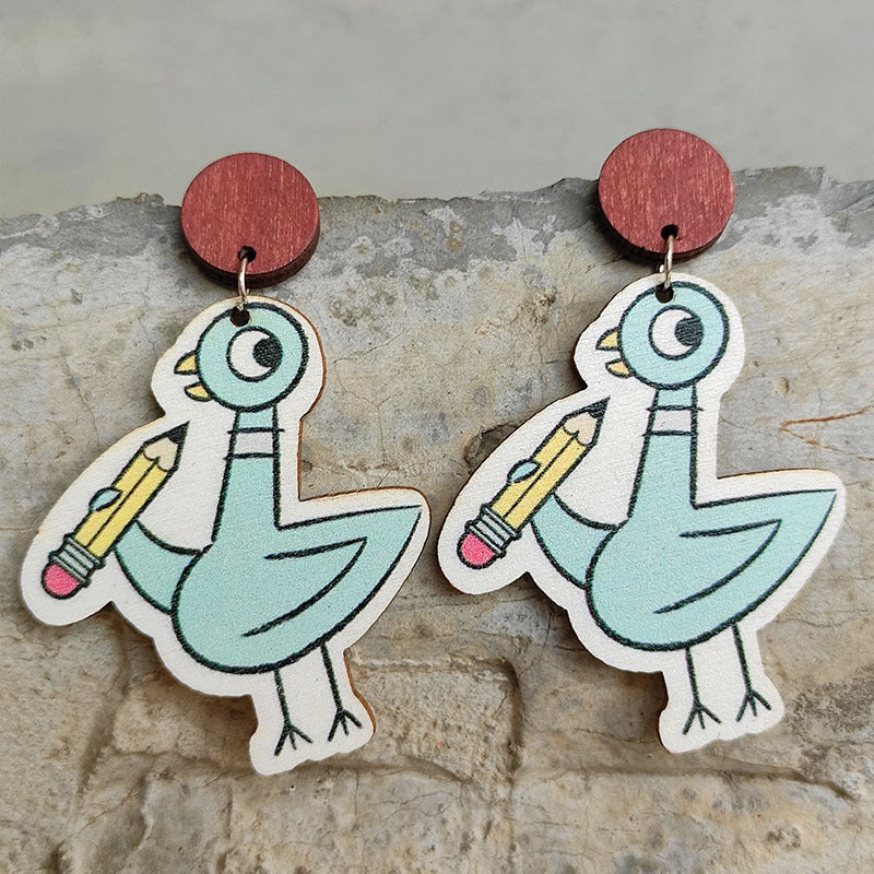 Duck Teaching and Reading Earrings - Cute Earrings for Students and Teachers - product image 2