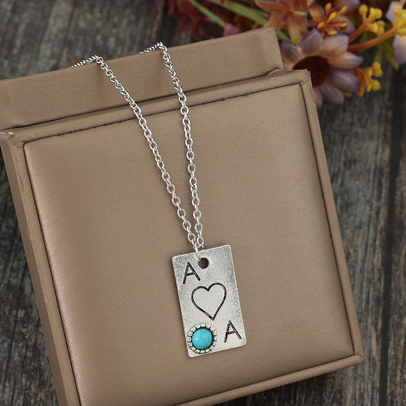 Turquoise Cross Necklace - product image 2