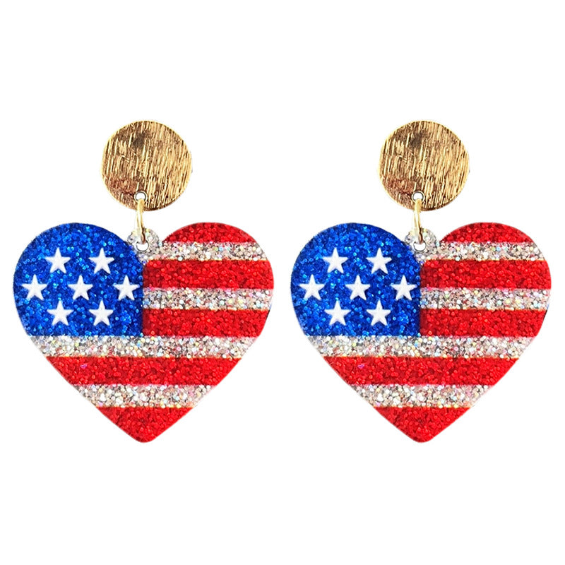 Heart Acrylic Earrings - product image 9