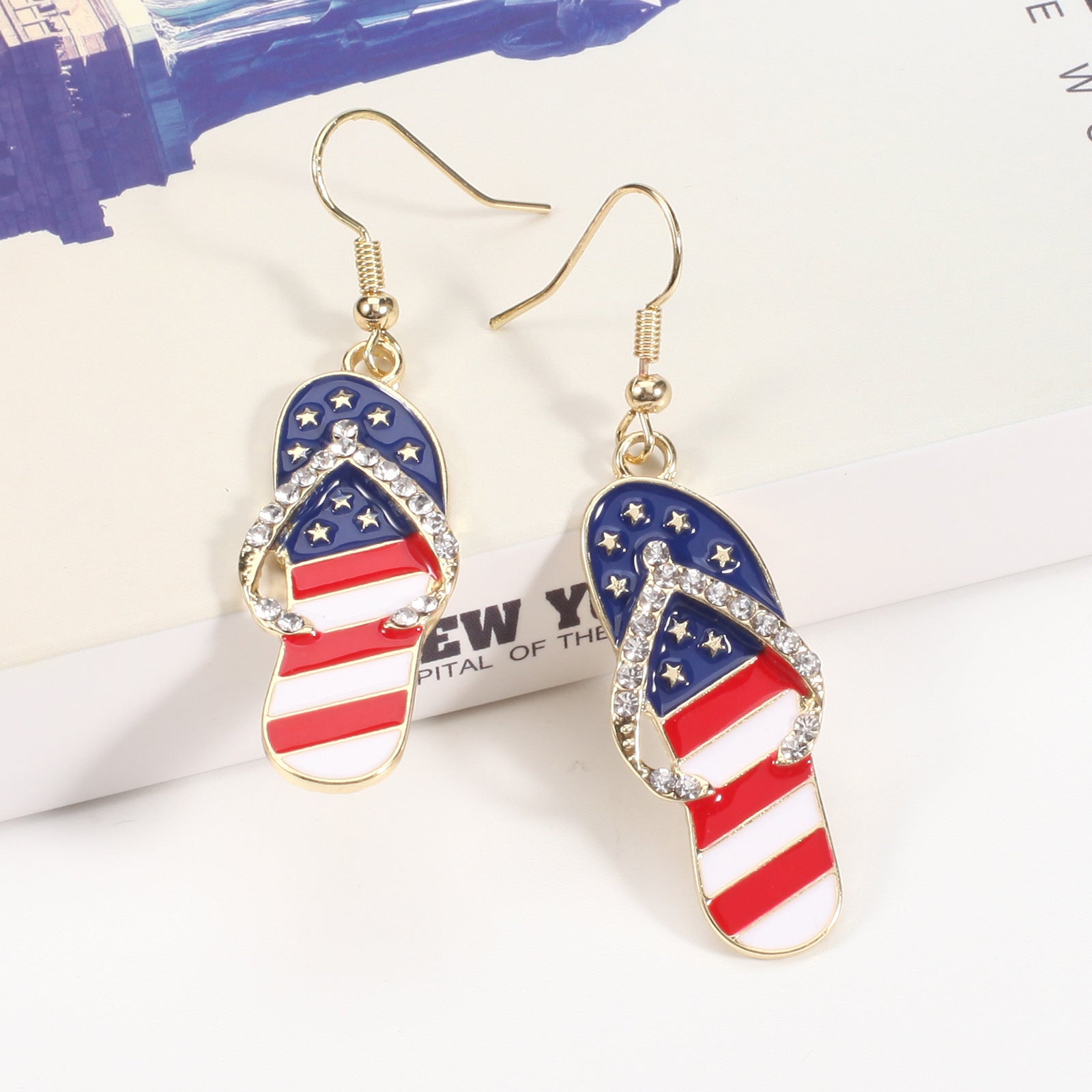 Cross Flag Earrings - product image 59