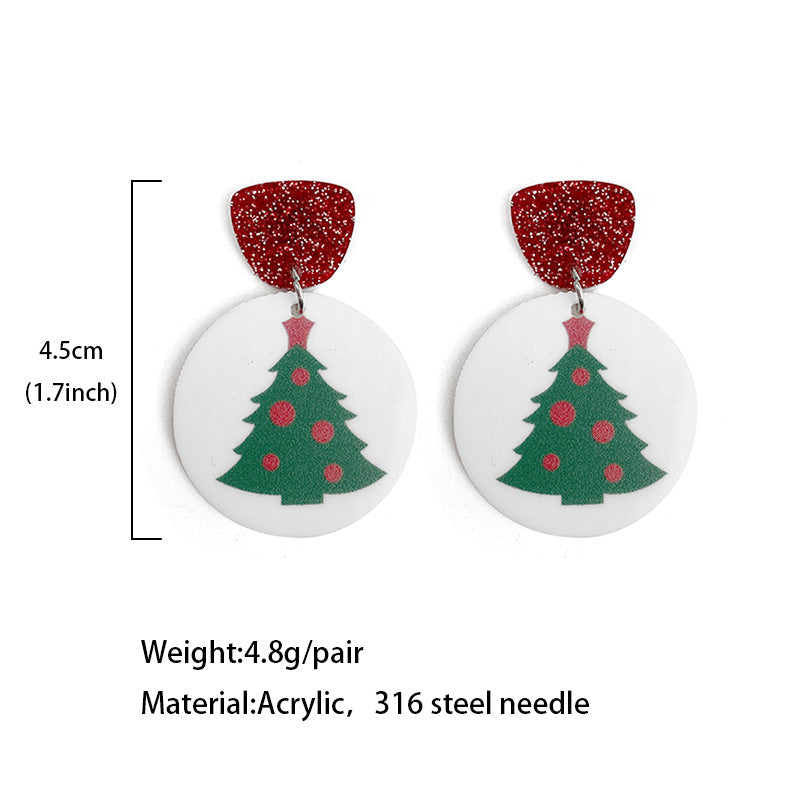 Cross Acrylic Earrings - product image 4