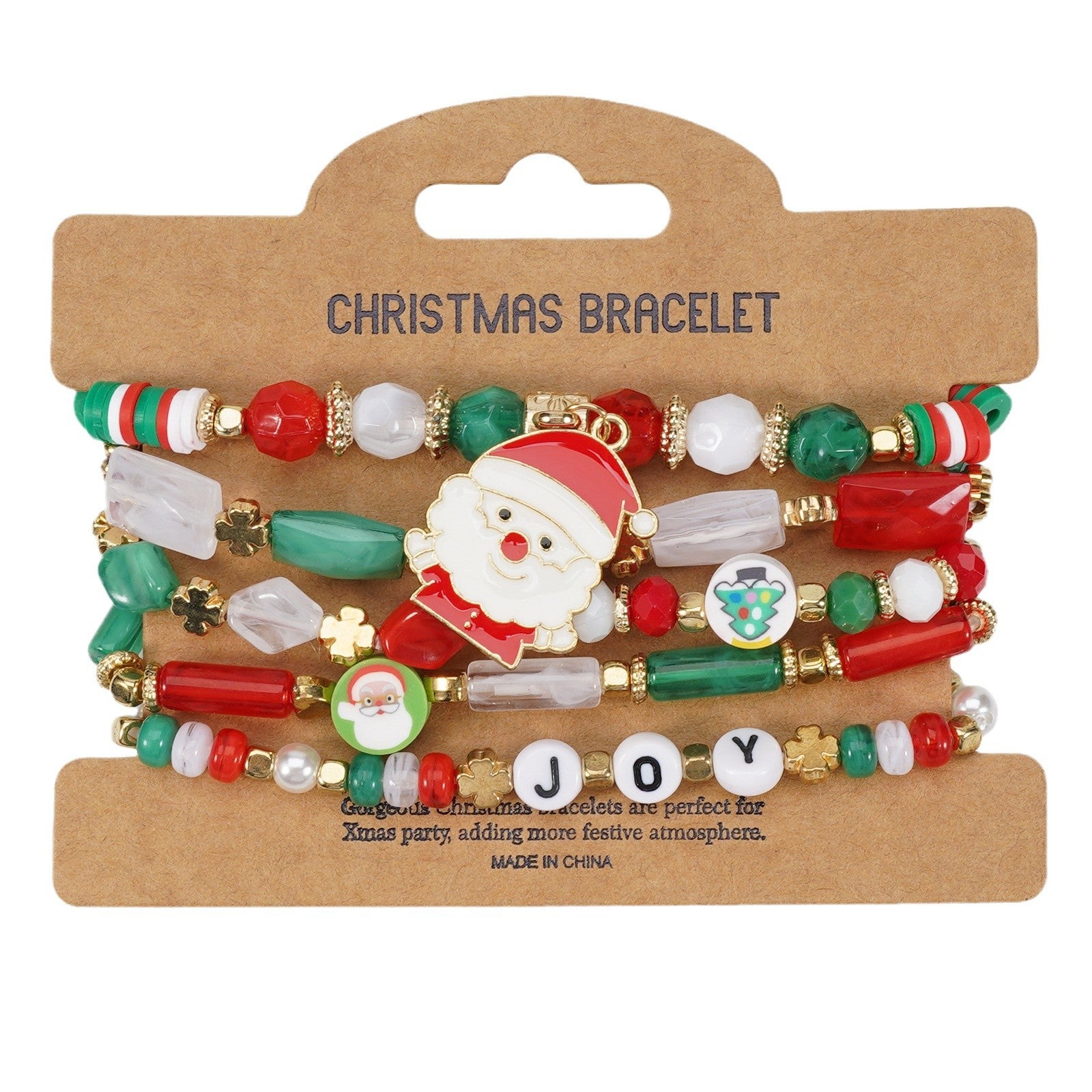 Christmas Bracelet Snowman - Christmas Tree - Santa Claus - Reindeer Antlers - product image 5