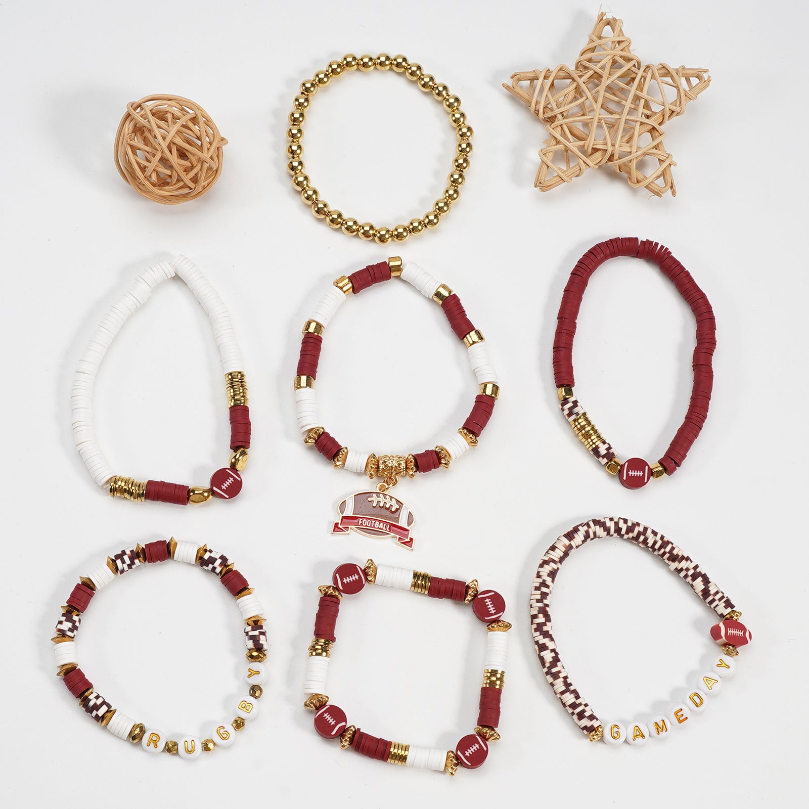 Football Bracelet Game Day Bracelet Game Day Football Mom Fan Wristband for - product image 24
