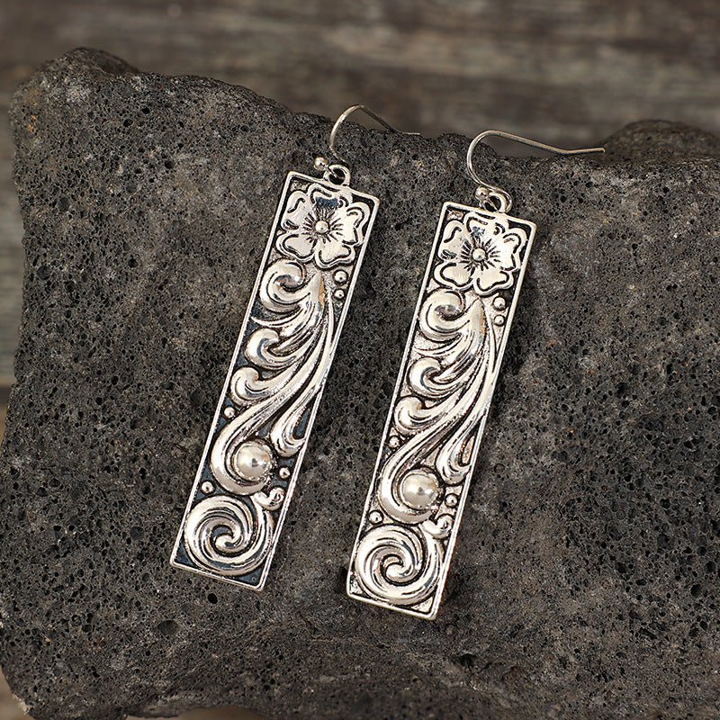 Western Cross Earrings
