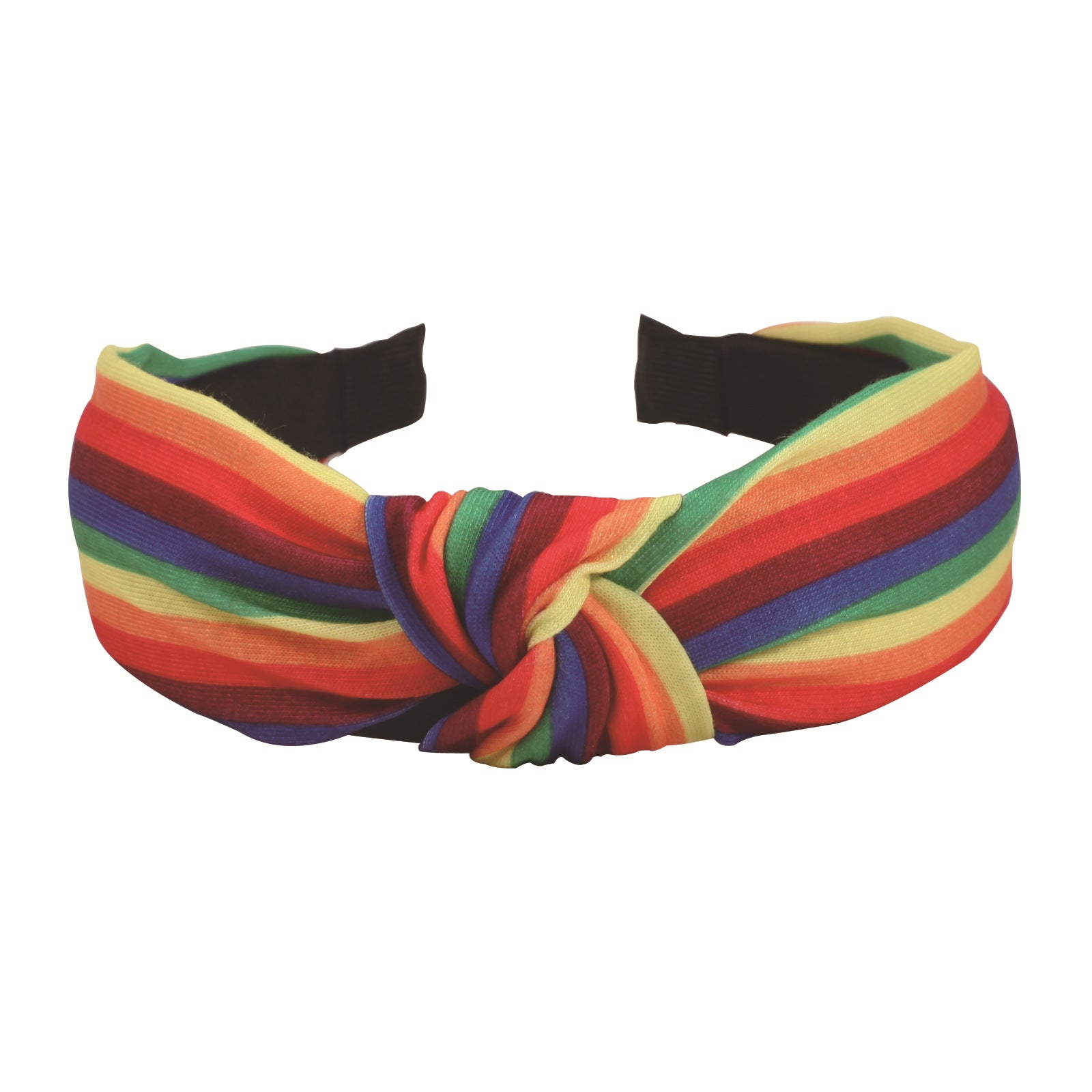 Rainbow Pattern Fabric Headband Knotted Printed Women's Headband Hair - product image 5