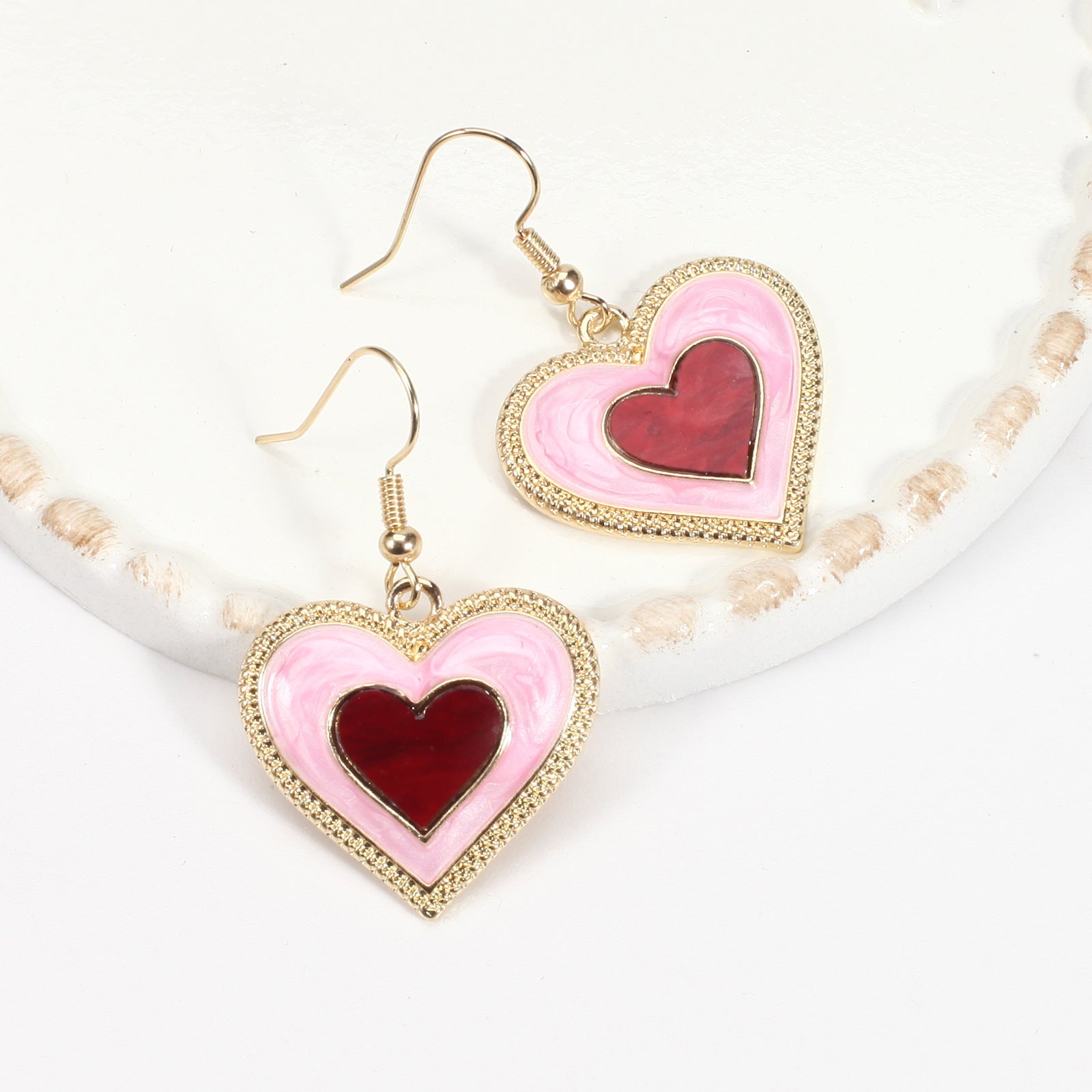 Heart Cross Crystal Earrings - product image 29