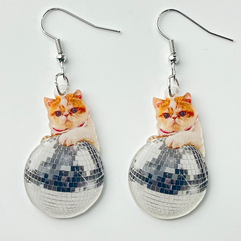 Moon Acrylic Earrings - product image 4