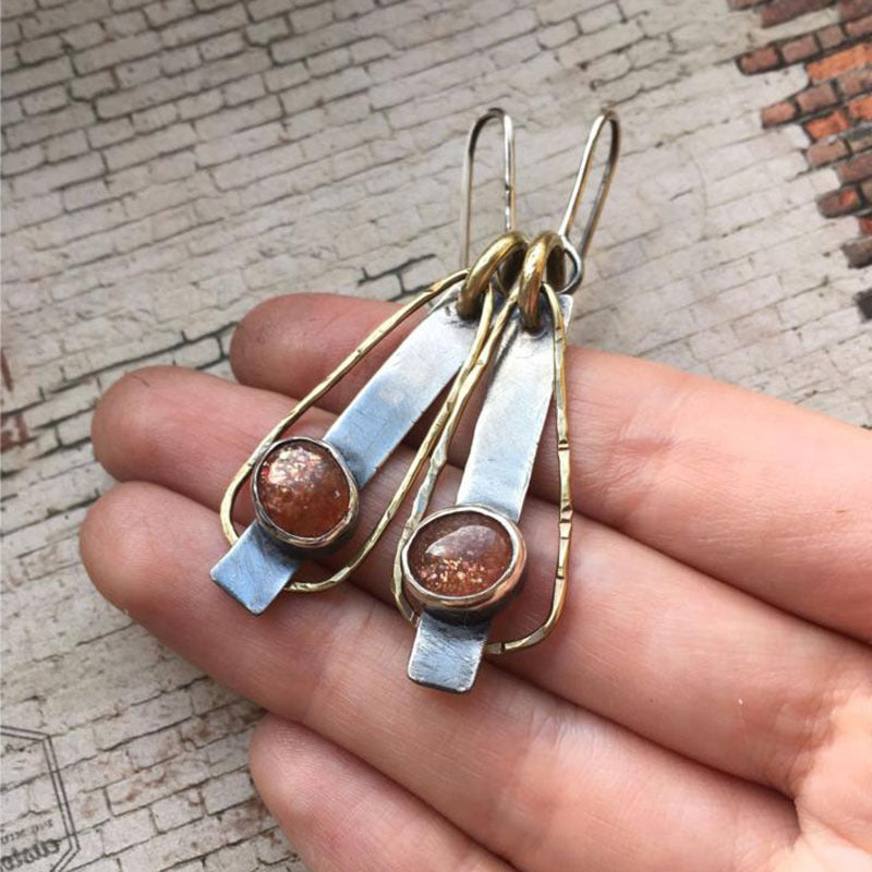 Boho Geometric Cross Earrings for Women - product image 2