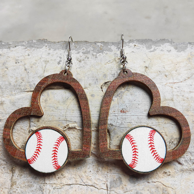 Geometric Heart Earrings - product image 2