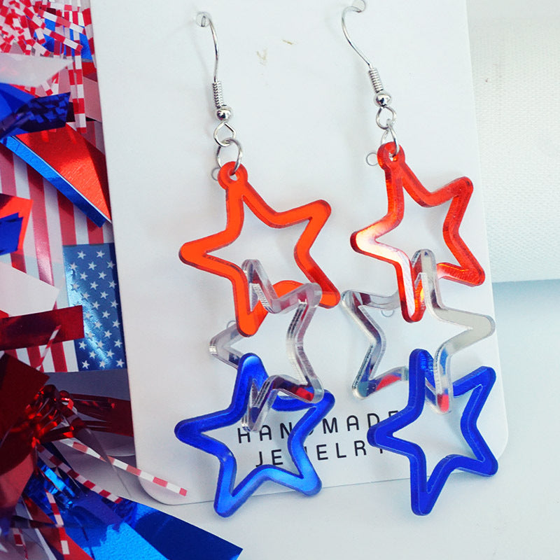 Heart Cross Earrings