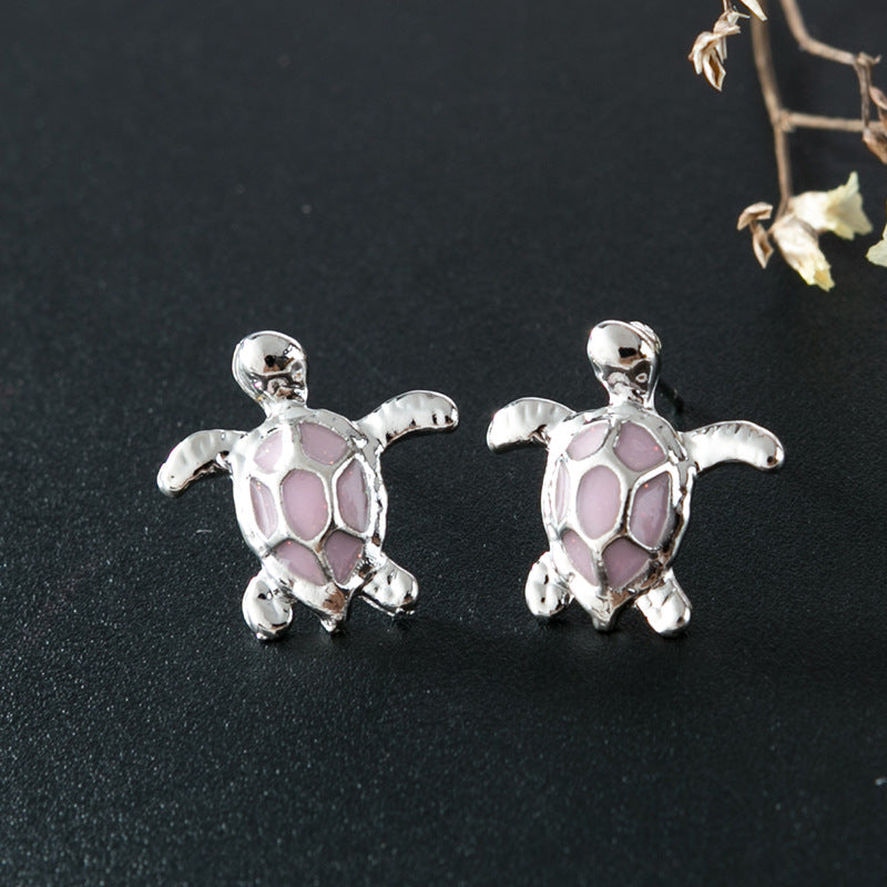 And Platforms Opal Turtle Multi-color Earrings Exquisite Earrings - product image 10