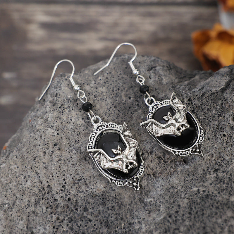 Vintage Cross Beaded Earrings - product image 2