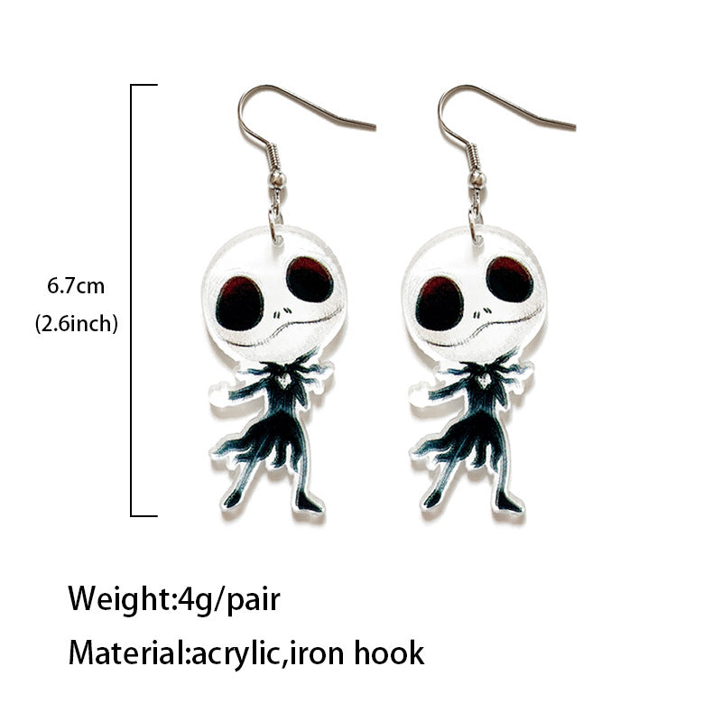 Cross Acrylic Earrings - product image 4