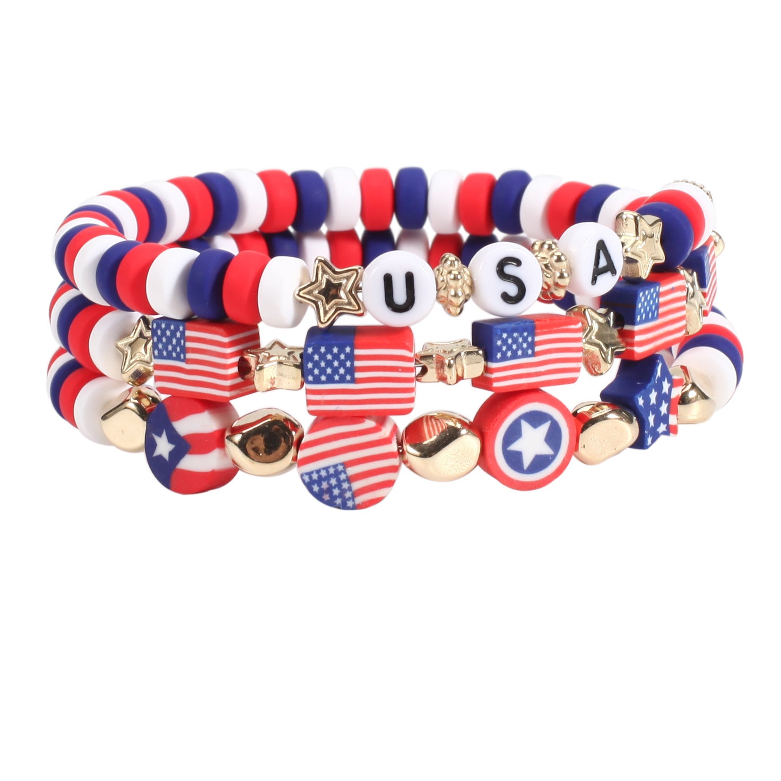 Flag Beaded Bracelet - product image 5