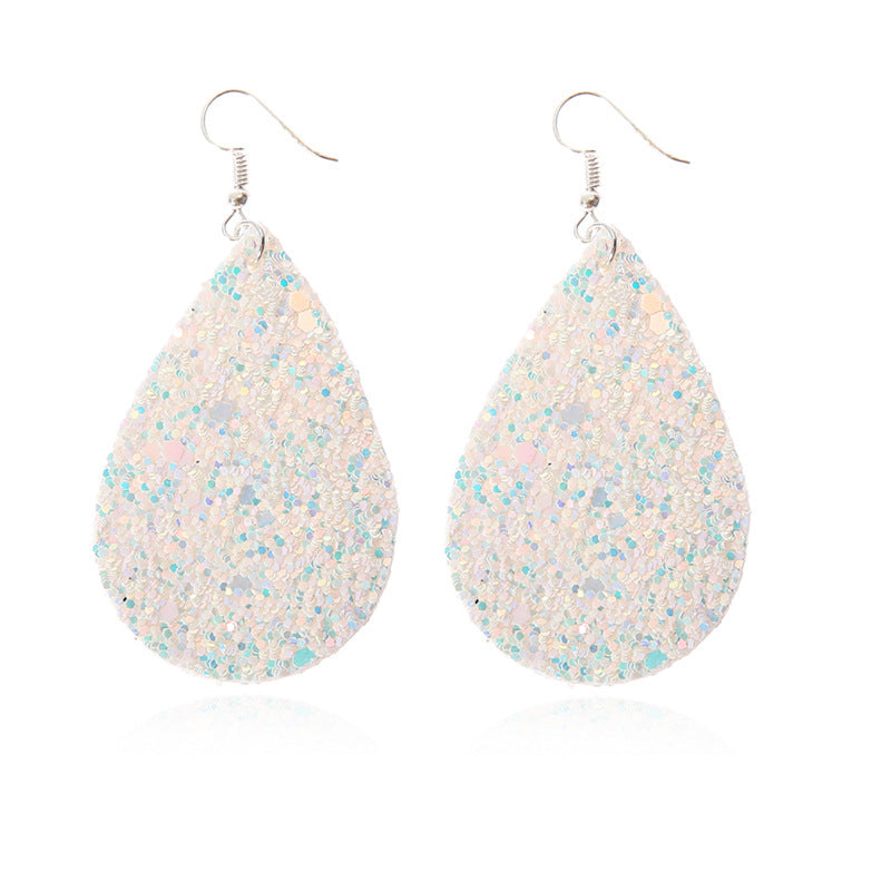 Cross Leather Earrings - product image 6