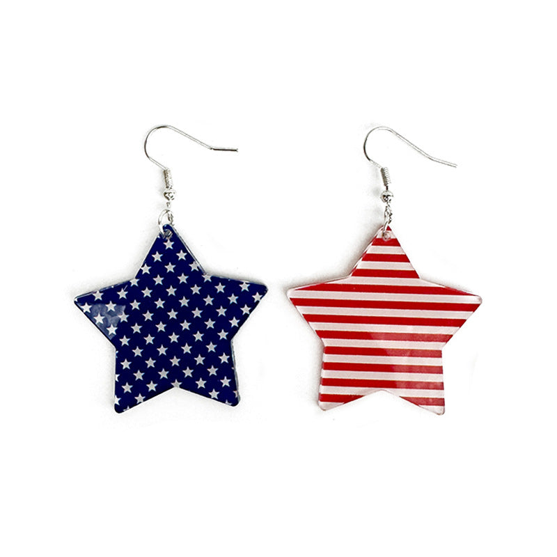 Flag Acrylic Earrings - product image 10
