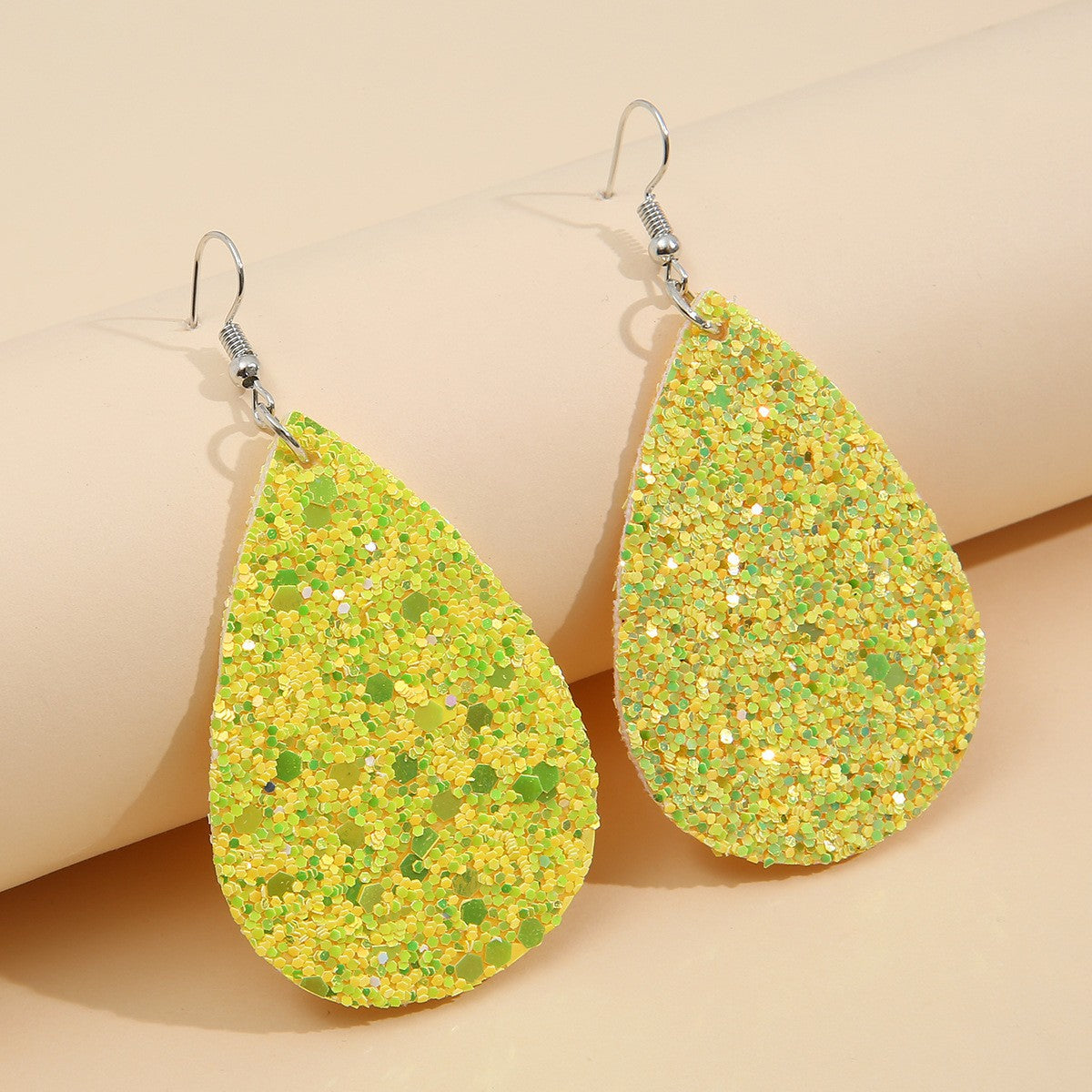 Cross Leather Earrings - product image 3