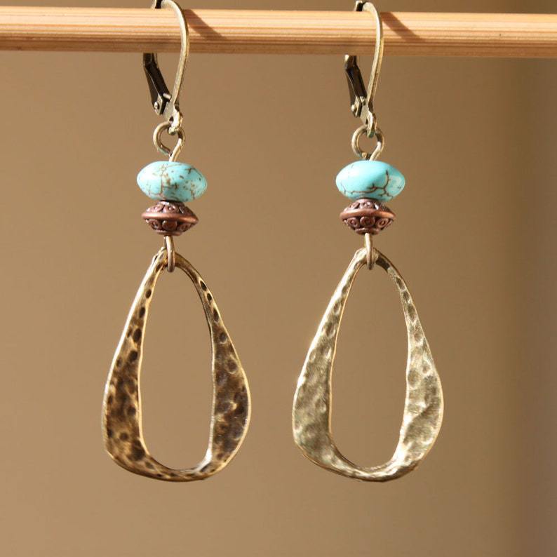 Boho Vintage Beaded Earrings for Women - product image 3