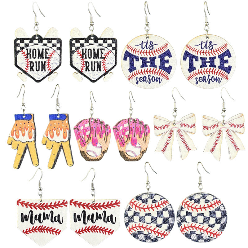 Vintage Wood Earrings - product image 1
