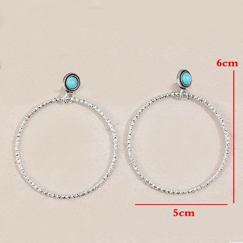 Turquoise Boho Vintage Earrings - product image 10