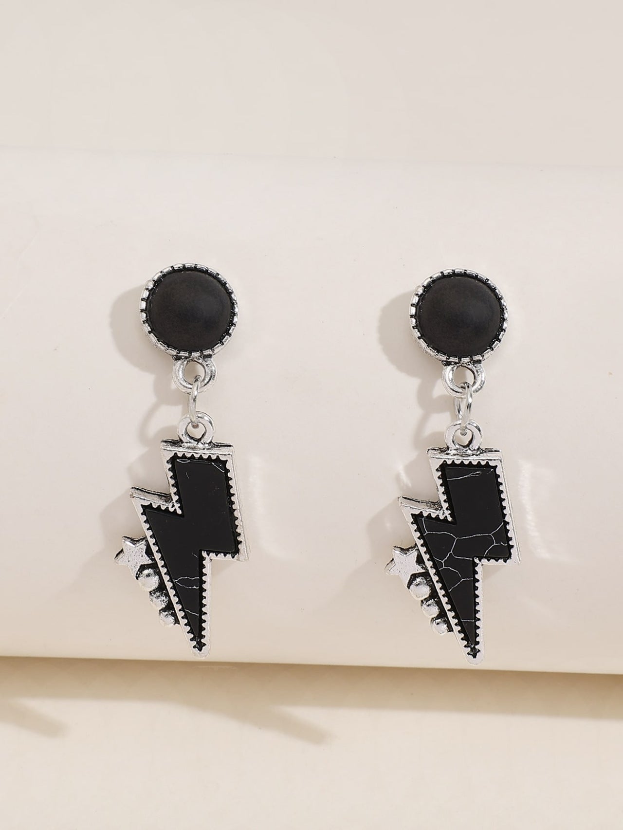 Turquoise Statement Cross Earrings