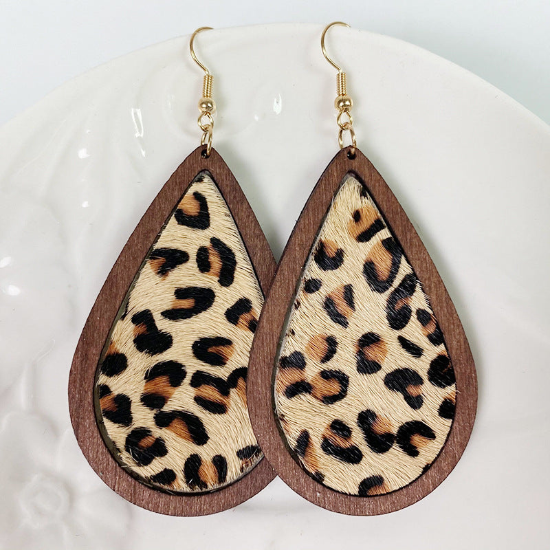 Boho Horse Leather Earrings - product image 9