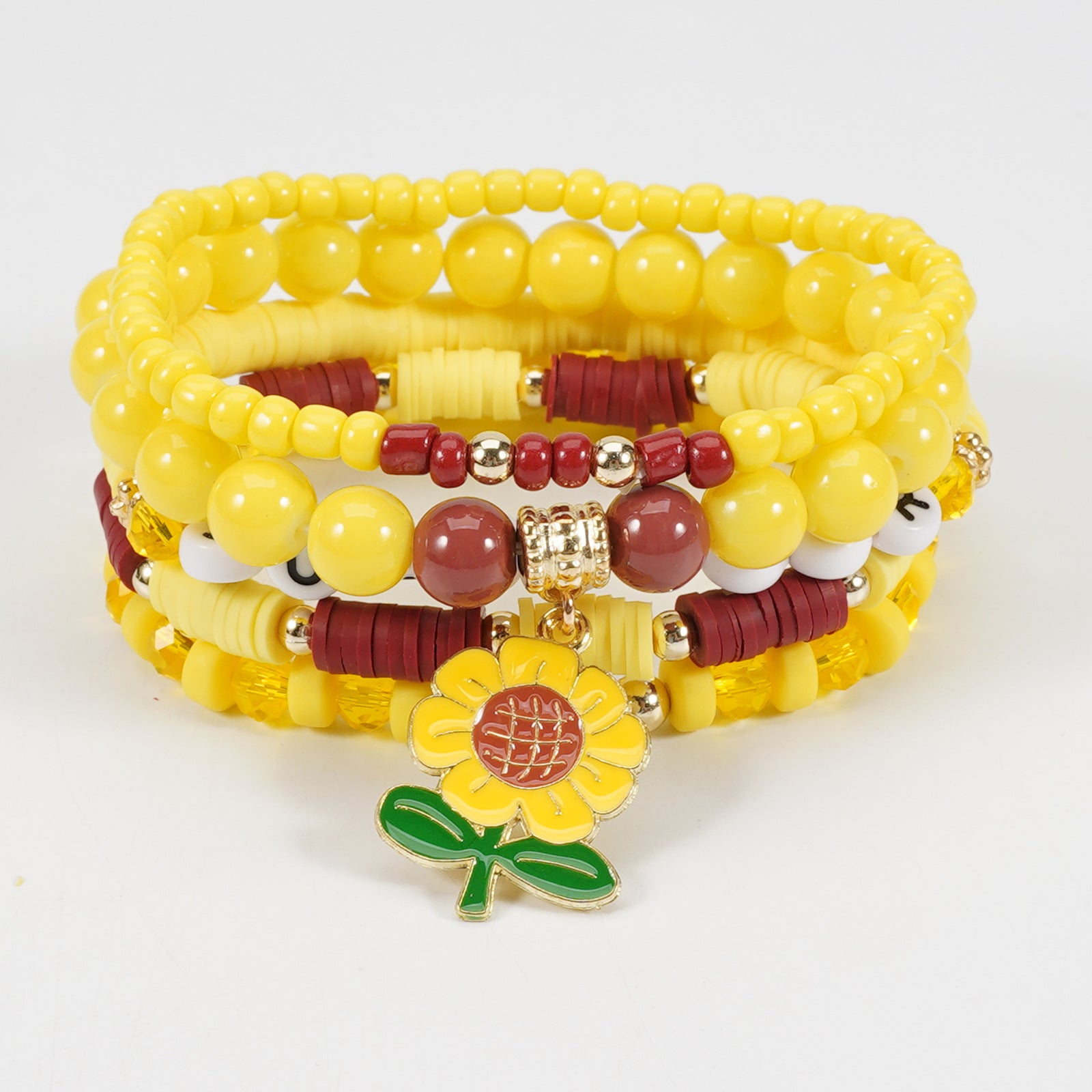 Floral Cross Bee Beaded Necklace - product image 18