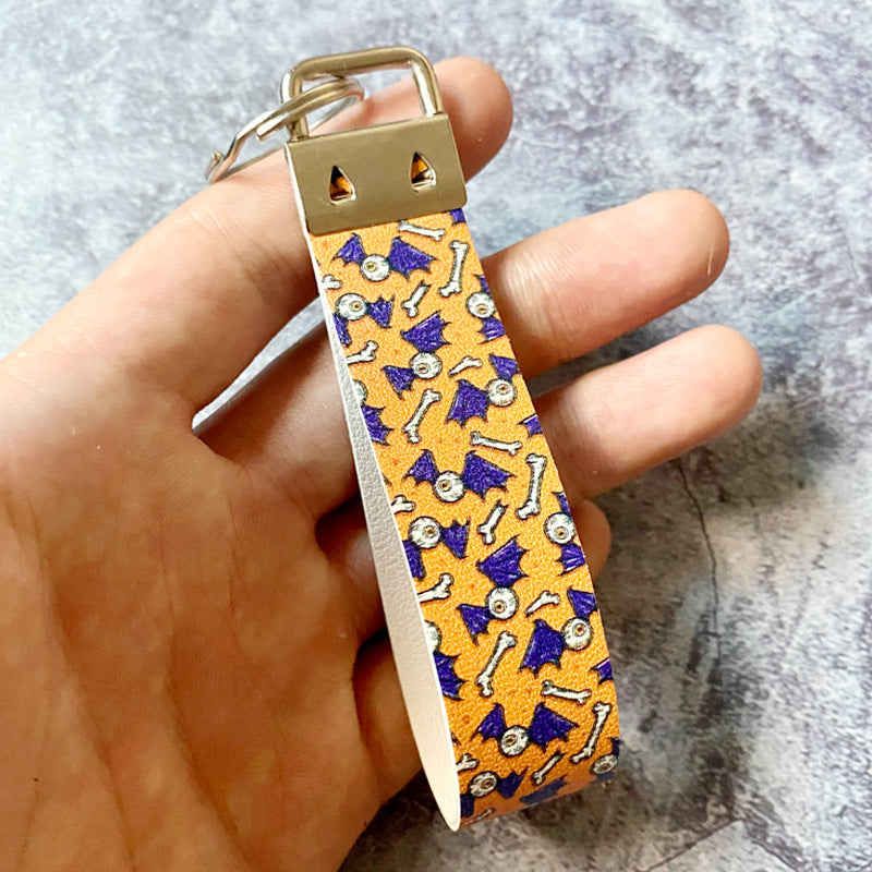 Cross Leather Keychain - product image 12