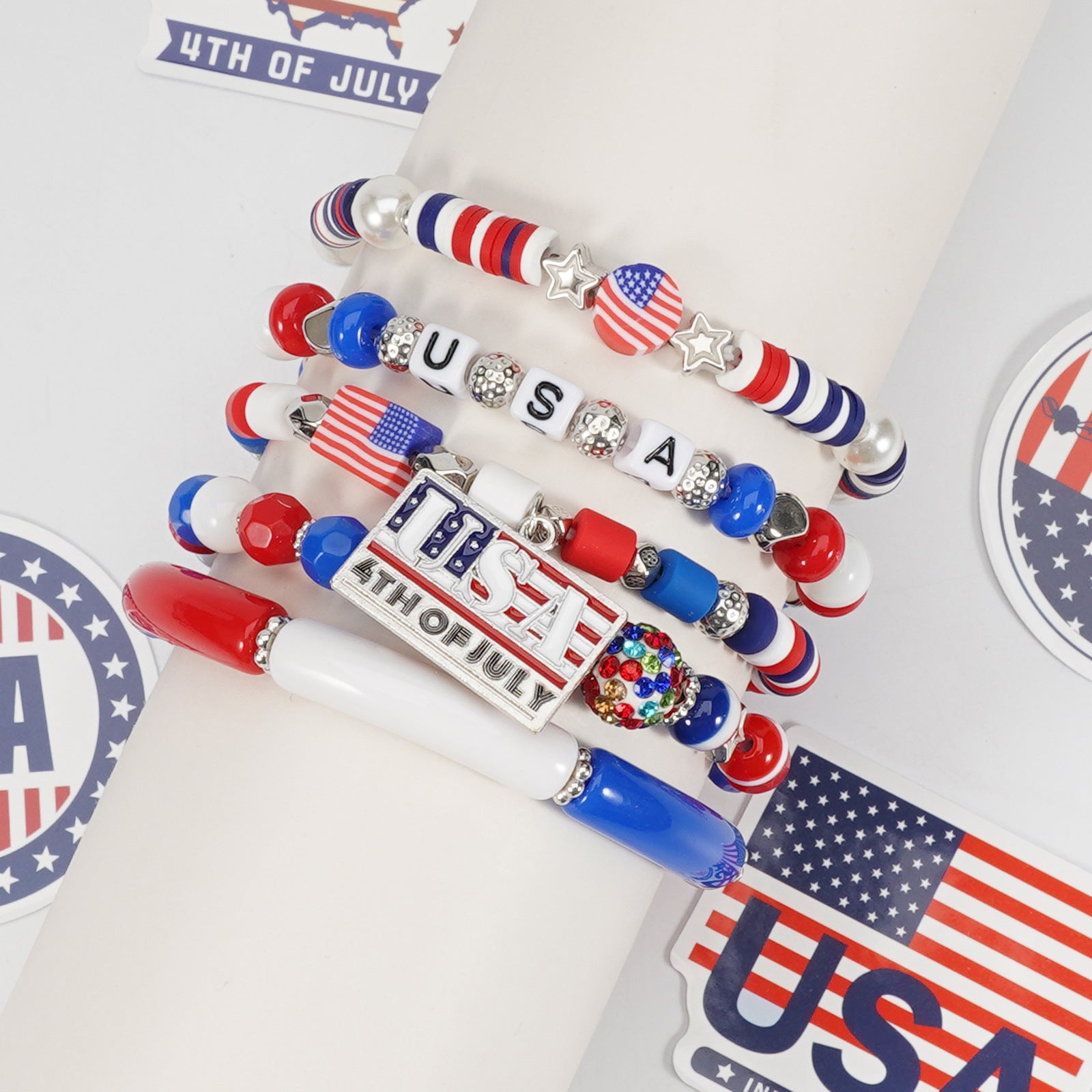 Flag Beaded Bracelet - product image 35
