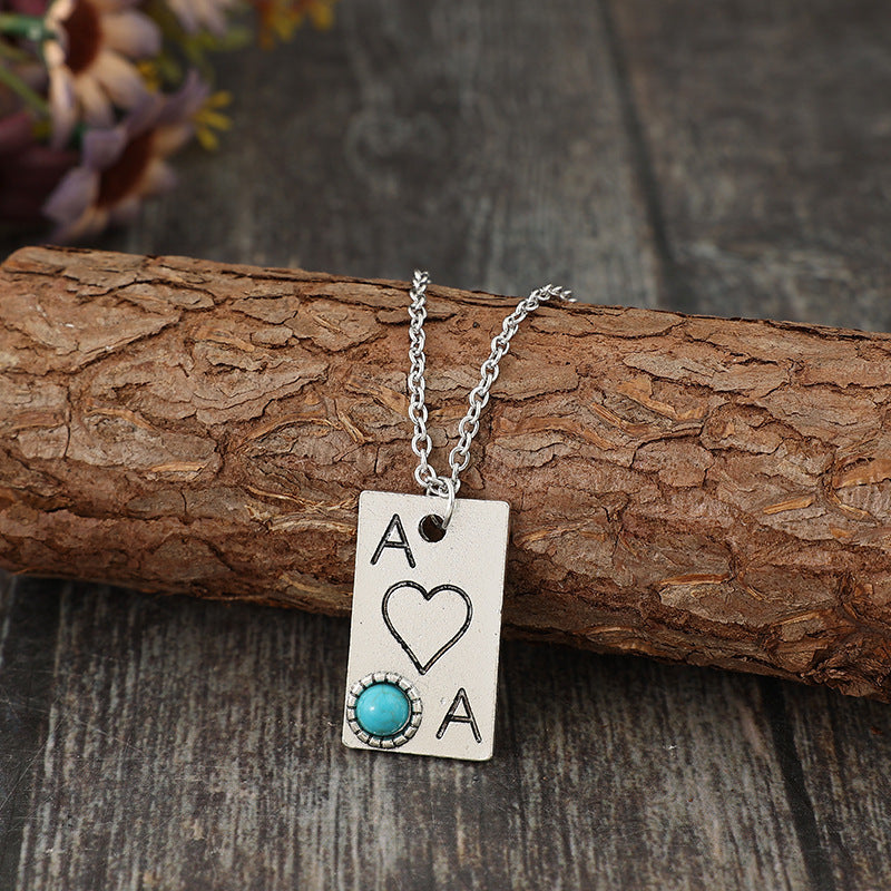 Turquoise Cross Necklace - product image 3