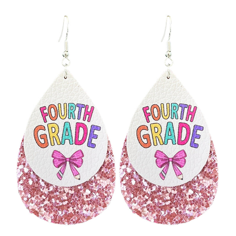 Cross Leather Earrings for Women - product image 5