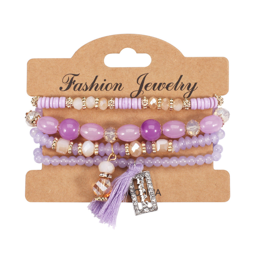 Boho Vintage Beaded Crystal Necklace - product image 10