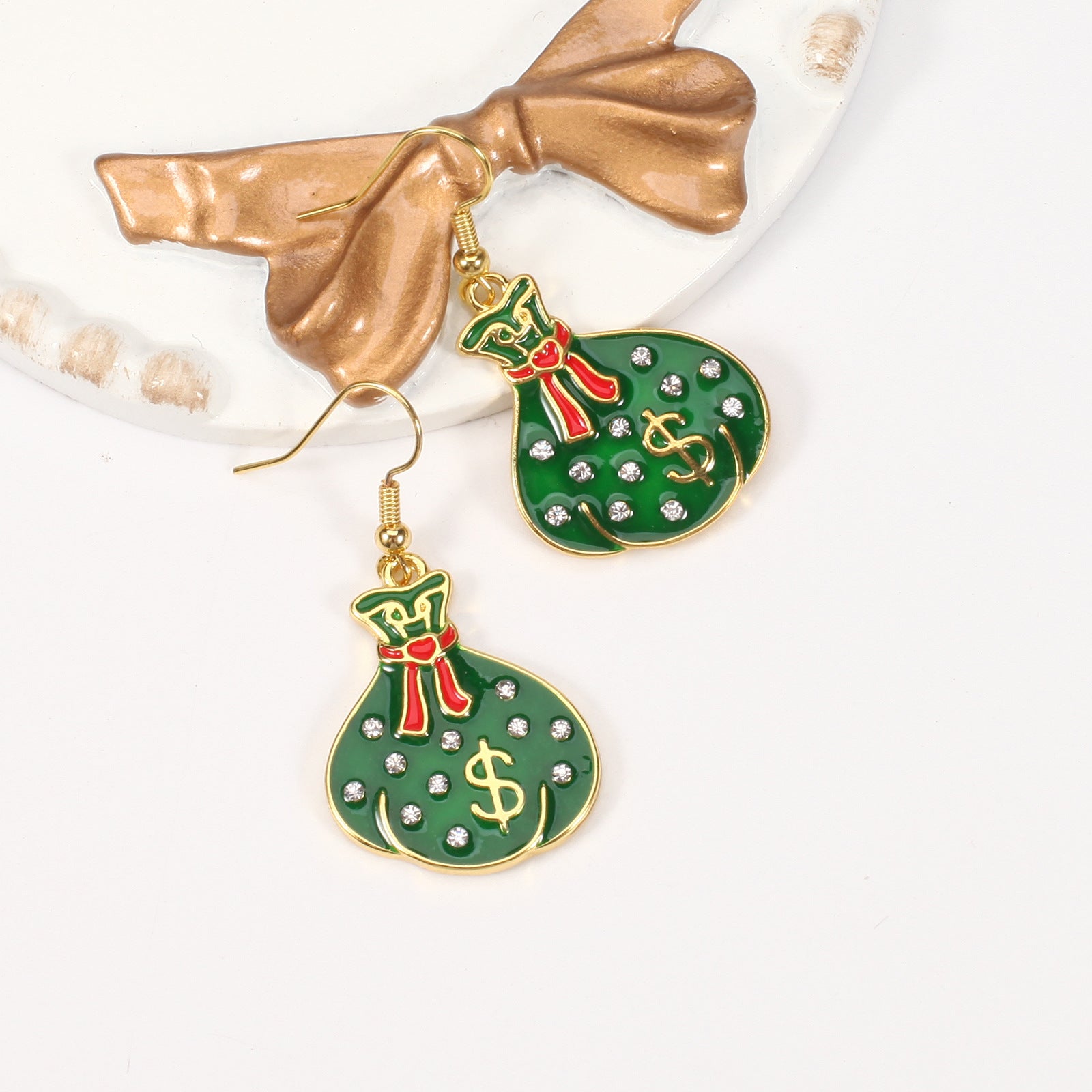 Christmas Earrings - Money Bag - Gift Box - Hat - Shoes - Gloves - Scarf - - product image 16